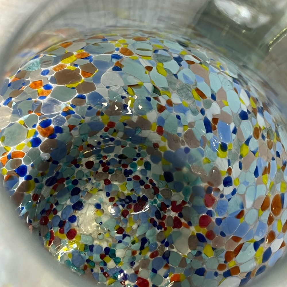 Mexican hand blown glass pitcher. Very Beautiful piece. 64oz - Picture 13 of 14